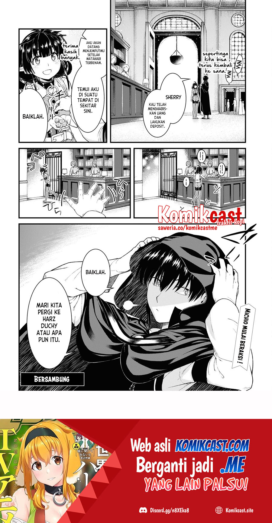 Isekai Meikyuu de Harem wo Chapter 62 Bahasa Indonesia